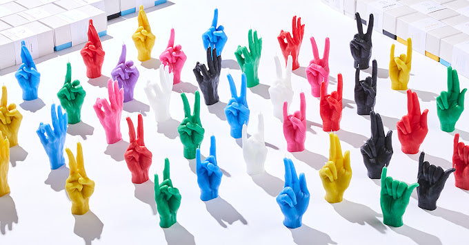 HAND GESTURE CANDLES